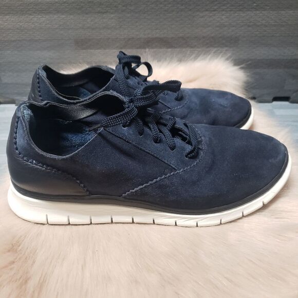 Vionic Blue navy Suede womens Sneaker - Picture 1 of 6